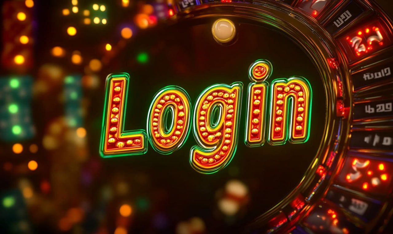 Vibrant esports and casino gaming scene with neon lights